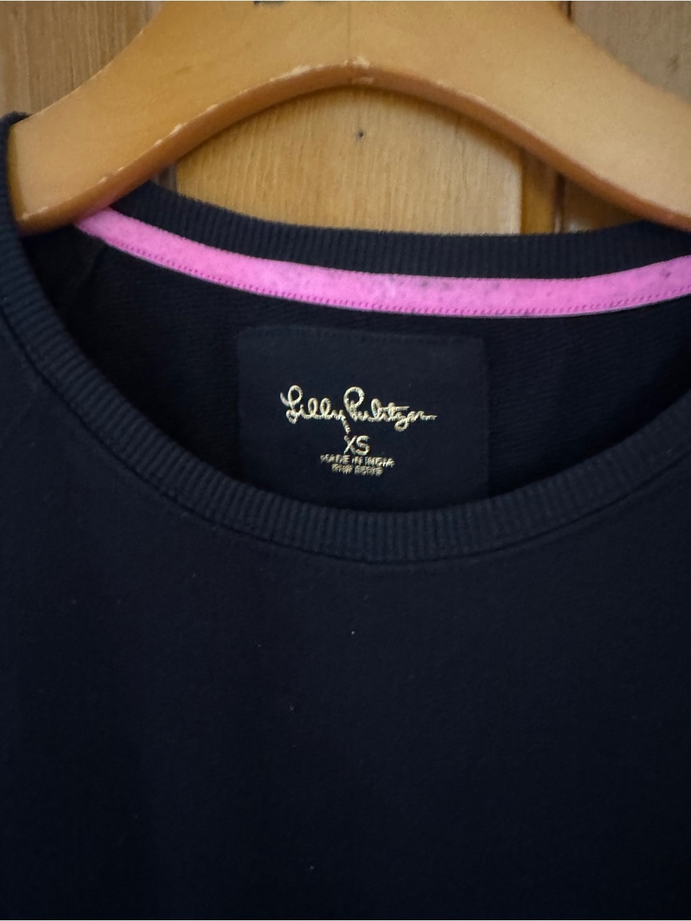 Lily Pulitzer Black Long Sleeve Tunic Dress with Pocket Detail - Picture 2 of 4